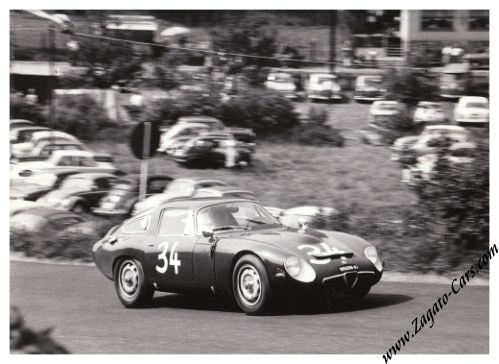 Good working vehicle. Vintage 1964 Alfa Romeo TZ 1 Po   1000 KM Nurburgring, SN 028.