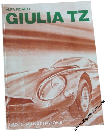 Vintage 1963 Alfa Romeo TZ Owners Manual Vintage 1963 Alfa Romeo TZ Owners Manual